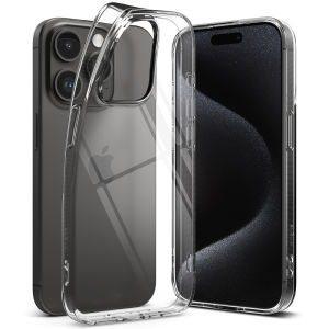 RINGKE® AIR No Case Feel Compatible iPhone 15 Pro Max / 15 Pro Soft Transparent TPU Flexible Lightweight Phone Cover Case