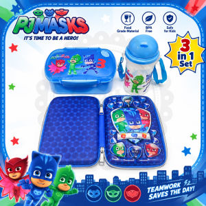 Comel PJ Water Bottle 500ML Lunch Box EVA Hard Multifunction Pencil Case Set