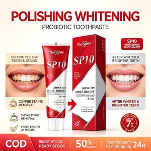 【BUY 1 TAKE 1】SP10 Whitening Toothpaste | Fast Remove Yellow Stains & Bad Breath Anti-Cavity | Fresh Mint for Family Use 24H Fresh