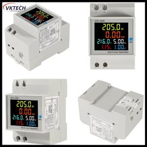 【Vktech】D52-2066 Display Smart Meter 100A 6 IN 1 Electricity Usage Monitor Built-in Current Transformer Household Industrial Use