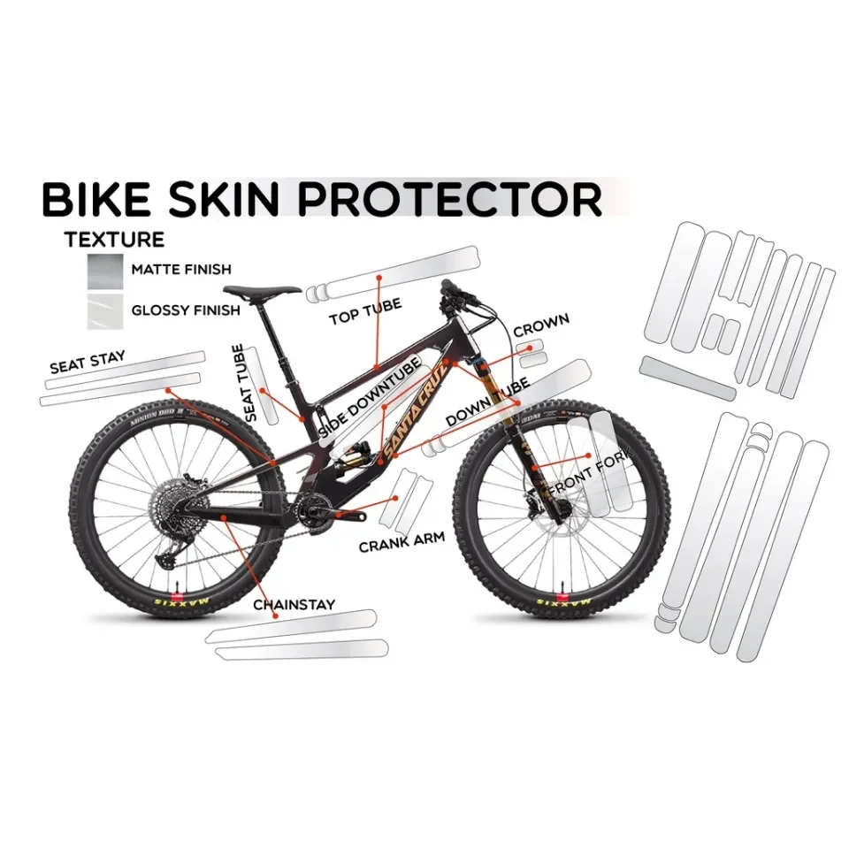 Bike skin clearance protector