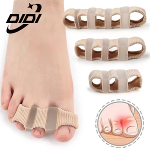 DIDI 1PCS 5 หลุม Bunion Corrector ซิลิโคนนิ้วเท้าใหญ่แยกรายวัน Hallux Valgus แก้ไขออร์โธปิดิกส์เล็บเท้าเครื่องมือดูแล