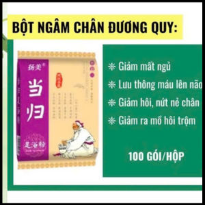 Túi Ngâm Chân Thảo Dược Đông Y – 100 Túi – Thư Giãn Giảm Nhức Mỏi Dễ Ngủ Thải Độc Làm Ấm Cơ Thể