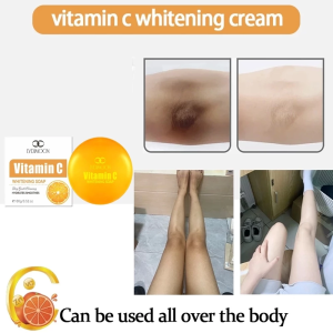 Vitamin C Brightening Soap Sabun Pemutih Badan Dan Muka 100g Membaik Kulit Kusam Mencerah Kulit Wangi Tahan Lama (Sabun Putih Seluruh Tubuh & Sabun Muka Flek Hitam)