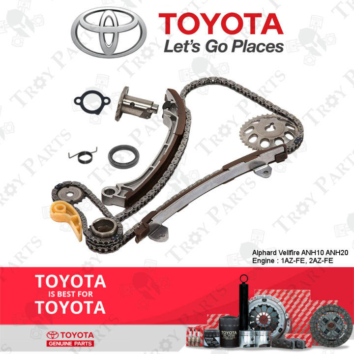 12pc) Original Toyota Timing Chain Kit Set for Alphard Vellfire