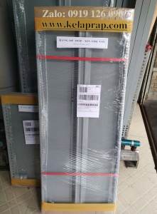 Kệ Thép V lỗ - ms: V30.09 (D120cm x R30cm x C75cm). Gồm 2 tầng mâm MÀU XÁM. Mâm lẻ (120x30) mua lắp thêm