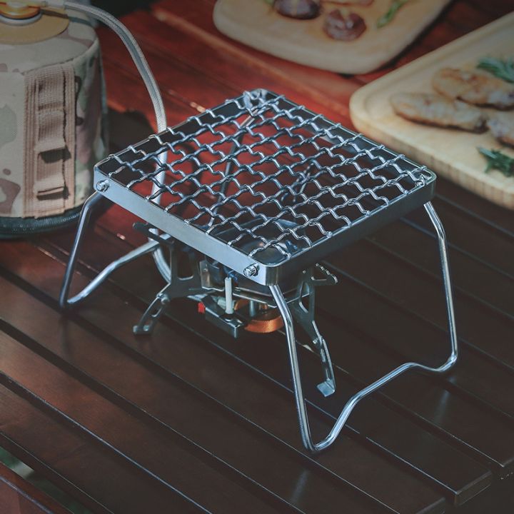 Multiftional Folding Campfire Grill Portable Stainless Steel Camping
