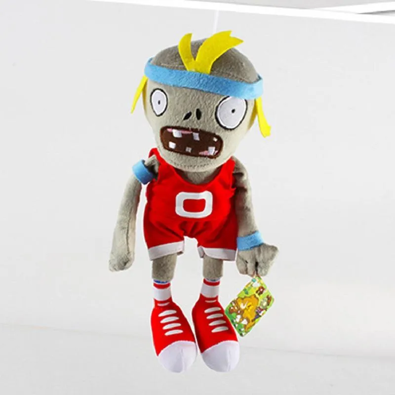 3-Pack Plants Vs Zombies Plush Toys - Guitar, Cowboy & Bandit Zombie Stuffed Figures 6-10 Inch