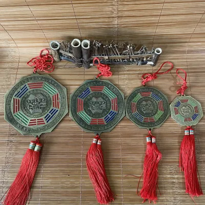 Gương Bát Quái Âm Dương treo phong thủy 12 con giáp