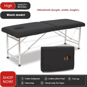 【In Stock-ships within 24H】Folding Massage Bed Portable Portable Original Point Bed Moxibustion Physiotherapy Bed Beauty Bed 折叠按摩床