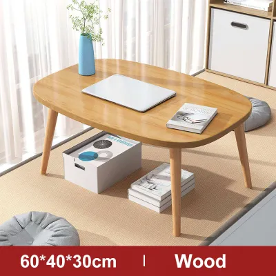 Ston Wooden Table Bedside Desk Tea Table Small Table Bay Window Ground Table Coffee Table Bedroom Japanese Tatami 小茶几