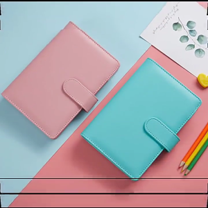 Refillable da 6 Nhẫn chất kết dính bao gồm da ngân sách chất kết dính kinh doanh Máy Tính Xách Tay Chất kết dính bao gồm bên trong giấy không bao gồm