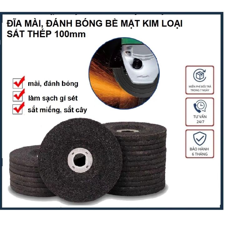 5 Đĩa hợp kim đá mài đánh bóng kim loại sắt thép inox gỗ , lưỡi mài chà ...