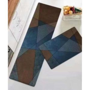 Floor Mat 2PCS Kitchen Carpet Floor Mat Non-slip Thicken Doormat Rugs Kitchen Mats