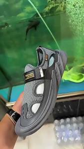 Summer Sandals With Mesh Upper Breathable Soft Sole Stylish And Trendy Outdoor Sports Casual Beach Mesh Shoes