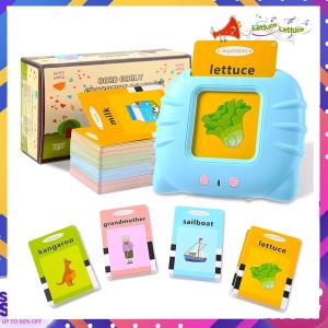 🎨Malaysia Stock🎨Early Education Flash Cards Reader Machine for Toddlers Kids Audible Speaking Learning Machine Toys