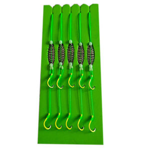 IDEAL Anti-winding Fishing Accessory Carp Hooks with PE Line Anzol Fishing Line Barbed Hook Carp Fishing Hooks Fish Line Hook Double-Hook