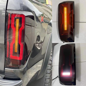 2PCS REAR LED TAIL LIGHTS FOR FORD RANGER T6 T7 T8 TXL 2012-2022 EXTERIOR LAMPS REAR BRAKE LIGHTS REVERSE TURN SIGNAL LIGHTS CAR