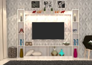 BYH MODENIST WALL HANGING TV 6 FT CABINET up to 65inch TV/ 6 KAKI KABINET TV GANTUNG BERMODEN