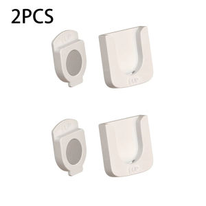2PCS TV Remote Wall Mount Holder/Magnetic Hook for Air Conditioner Holder/Suction Cup Storage Hanger/Snap-On Remote Control