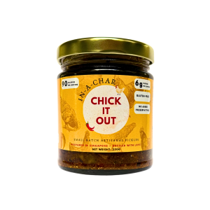 Homemade Chick It Out Chicken Pickle (Achar) by INACHAR - 200G PROUDLY PREPARED IN SINGAPORE