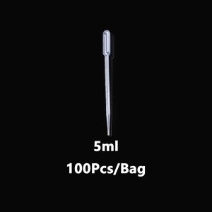 100Computers Disposable Plastic Graduated Pipette Dripping Tube Essential Oil Laboratory Transfer