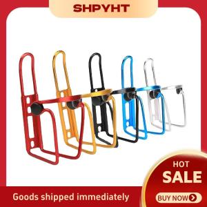 SHPYHT 1PC hợp kim nhôm xe đạp leo núi chai có thể lồng khung đi xe đạp uống nước cup giá phụ kiện MTB xe đạp nước chai chủ