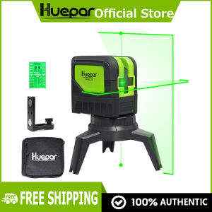 Huepar 9211G Green La-ser Level Self Leveling Cross Line with 2 Plumb Dots Large Fan Angle 180 Degree Vertical/Horizontal Line Multi-Use Alignment  Huepar Laser Niveau Laser - Lazada