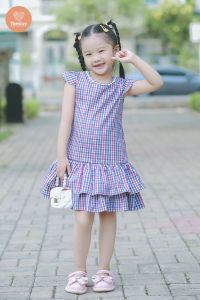 Đầm Xòe Đuôi Cá Bé Gái Tamiuy Thiết Kế 2 Tầng Điệu Đà 1-10 Tuổi
