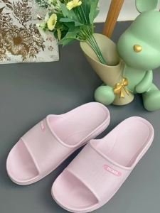 [Free Shipping] Summer Indoor Large-Size Slippers For Men Non-Slip For Home And Bathroom Use EVA Material Thick-Soled Also Available For Women