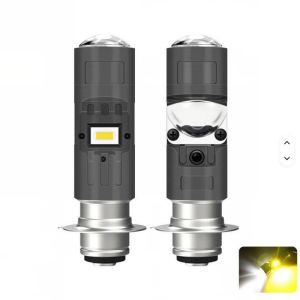 1/2PCs P15D T19 H6 H4 High Low Laser 6000K 12W Headlight Bulb Led Motorcycle Lights Waterproof