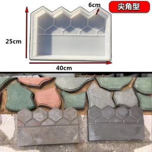 Khuôn gạch xi măng hàng rào ao hoa xây dựng ngoài trời hàng rào nhỏ rào chắn sân vườn mô hình gạch xung quanh đặc biệt bộ đầy đủ