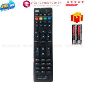 Remote điều khiển đầu thu truyền hình Viettel Mã 03 - Tặng kèm pin - Điện Tử Phương Uyên