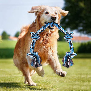 Dogs Dog Chew Toys Tough Durable Teeth Cleaning Outdoor Strong Pull Tug of War Dog Toy Funny Medium Large Breed Dogs Birthday