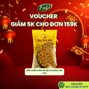 Bắp chiên giòn ăn vặt BA BÔNG SEN 1 gói 170g