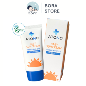 Kem chống nắng Atono2 Hàn Quốc SPF30 PA+++ dành cho da nhạy cảm dưỡng ẩm dịu nhẹ cho bé 3M+ [50ml]