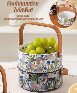 ถ้วยกาแฟเซรามิกลายดอกไม้วินเทจดีไซน์ ผลไม้เซรามิกพิมพ์ลายต้นฉบับ มีสร้างเสริมดังนี้: