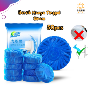 Tablet Biru Pembersih Wc / Tablet Penghilang Kerak Toilet Instan Ampuh Tidak Perlu Di Sikat Pengharum Toilet Dudukan