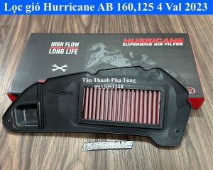 Lọc gió Hurricane Air Blade 160 (AB160) AB 125 4 val 2023 lưới cotton chính hãng Thailand