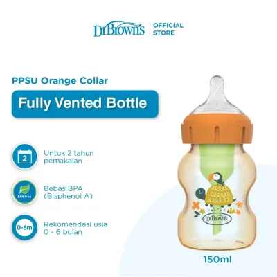 Dr. Browns 5oz/9oz PPSU Wide Neck Options+ Deco / Botol Susu
