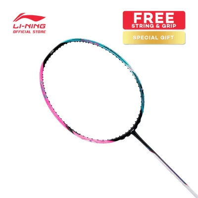 LI-NING HALBERTEC 8000 BADMINTON RACQUET - BLUE/PINK - AYPT013-2/AYPT015-2