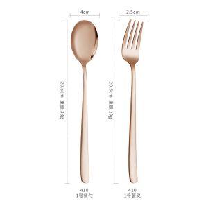 SET Sendok Garpu Korea (2 IN 1) Korean Spoon Fork Set Stainless / Alat Makan Sujeo Korean Spoon Fork