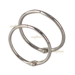 20mm 30mm Binder Ring Besi Ring Buku Sampel Buka Tutup Bahan Logam Galvanis 100 Buah