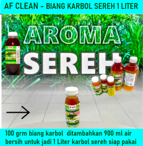 Bibit karbol sereh Pel Lantai 100 gram