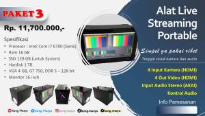 Alat Live Streaming Portable Paket 3