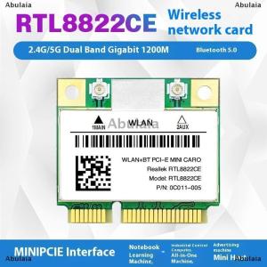 [COD] Abulaia 1 Set For Laptop PC Windows 10 11 RTL8822CE RTL8821CE Wifi Card And Antenna 802.11AC Network Mini Pcie BT5.0