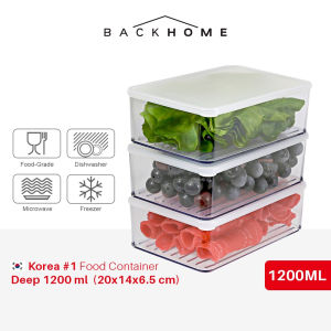 [SG InStock] Silicook Food Container Deep White 1200ml -食物储存 Food Container Organizer Food Box Refrigerator Storage