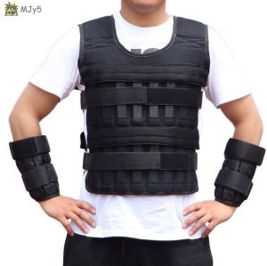 20Kg Trọng Vest Áo Khoác Có Thể Điều Chỉnh Trọng Lượng Tập Thể Dục Weightloading Vest Đấm Bốc Đào Tạo Áo Ghi Lê