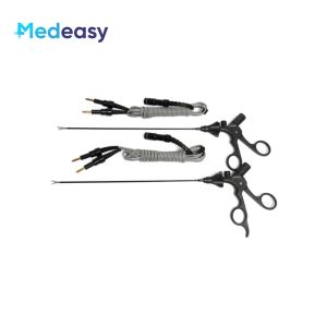 Laparoscopic Bipolar Coagulation Forceps With Cable Laparoscopic bipolar forceps