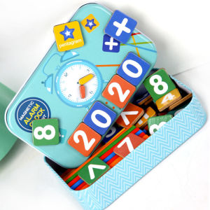 Magnetic alarm clock count MAINAN ANAK EDUKASI MATEMATIK DLL